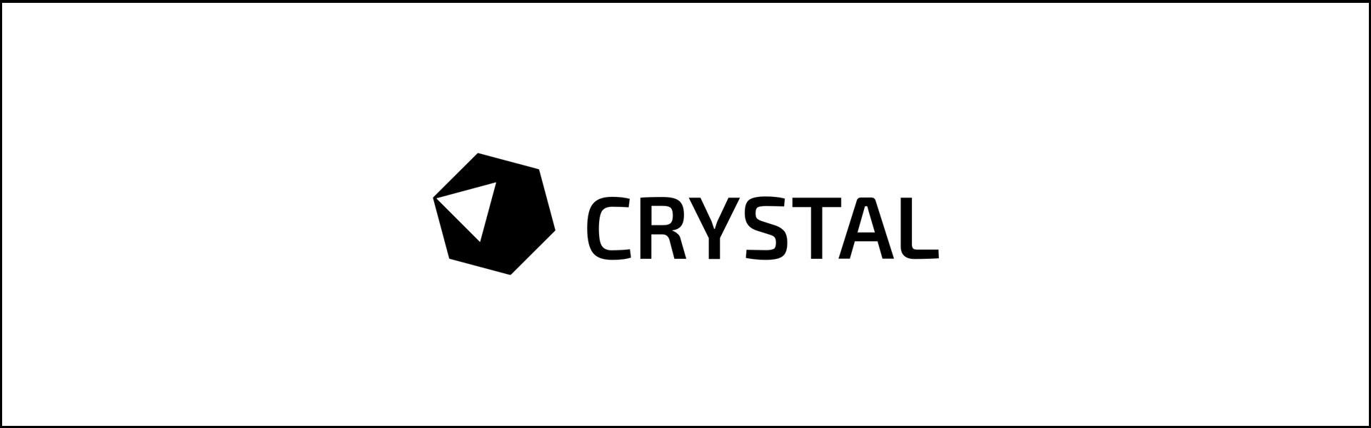 The Crystal language logo